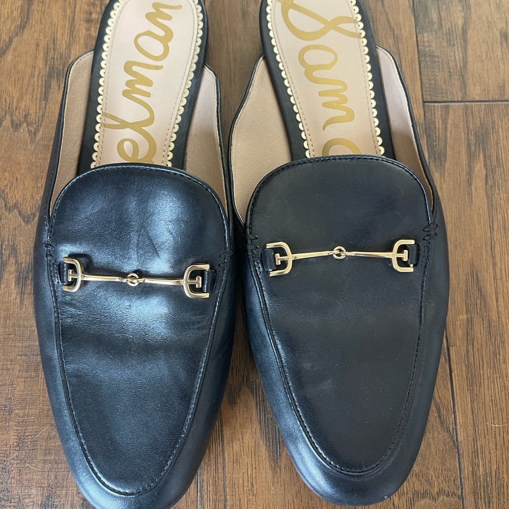 Sam Edelman Linnie Bit Mule Black Leather - Picture 6 of 8